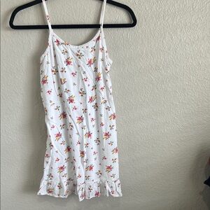 Abercrombie Kids Floral White Dress 11/12